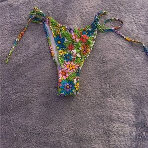 Wild Fable Multicolor Floral Bikini Bottom